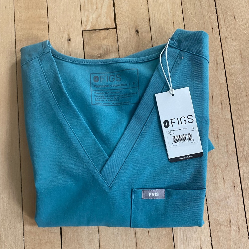 Figs Hydrogreen One pocket scrub - S